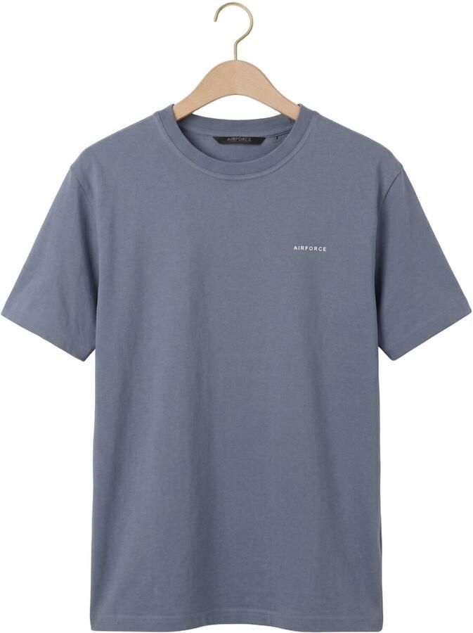 AIRFORCE Heren Polo's & T-shirts Basic T-shirt Blauw - Foto 2