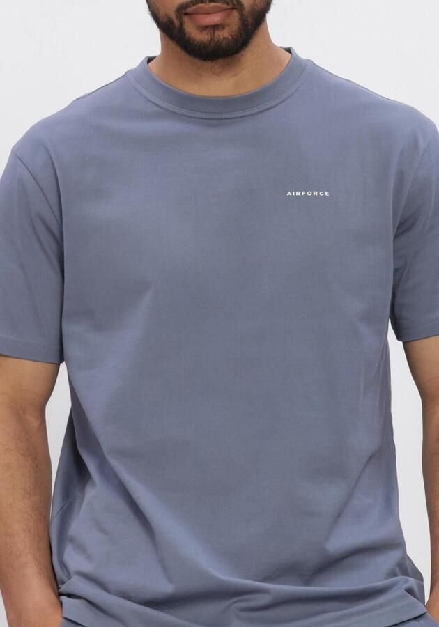 AIRFORCE Heren Polo's & T-shirts Basic T-shirt Blauw - Foto 4