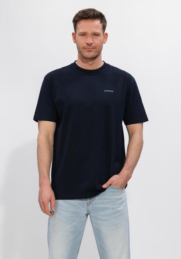 AIRFORCE Heren Polo's & T-shirts Basic T-shirt Donkerblauw