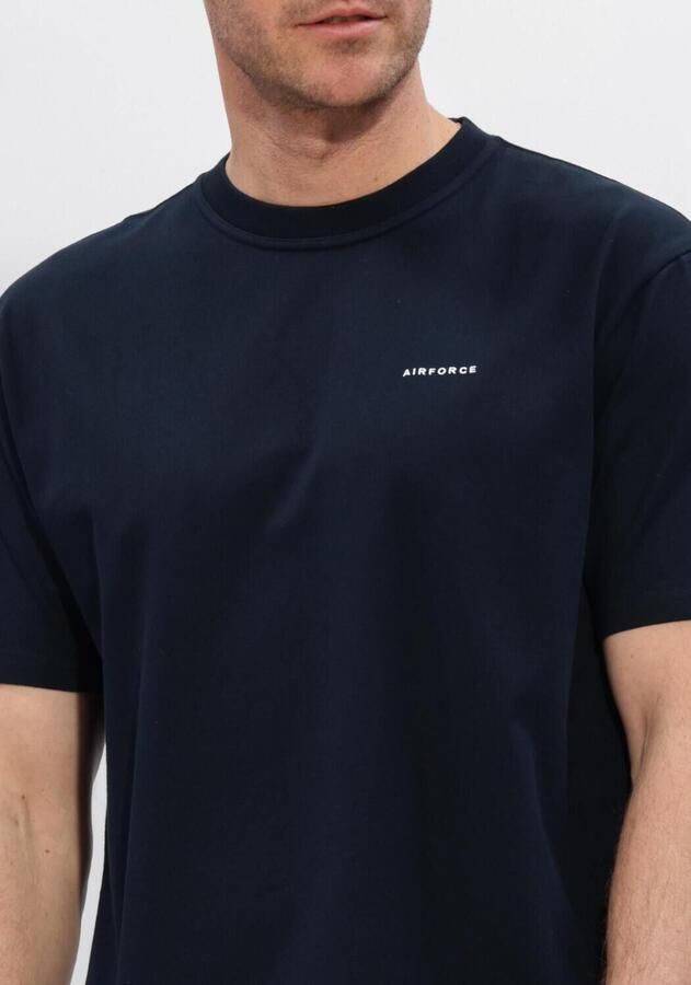 AIRFORCE Heren Polo's & T-shirts Basic T-shirt Donkerblauw - Foto 3