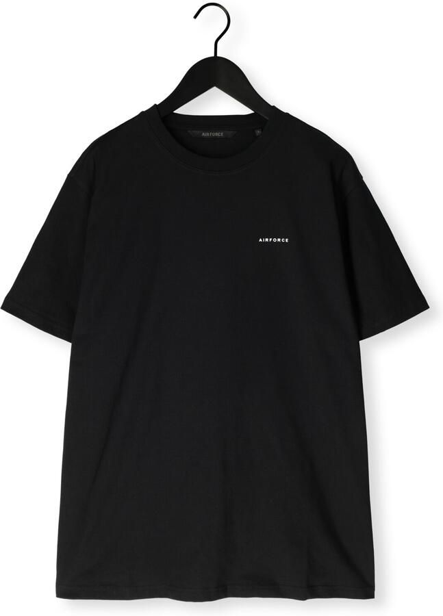 AIRFORCE Heren Polo's & T-shirts Basic T-shirt Zwart - Foto 2