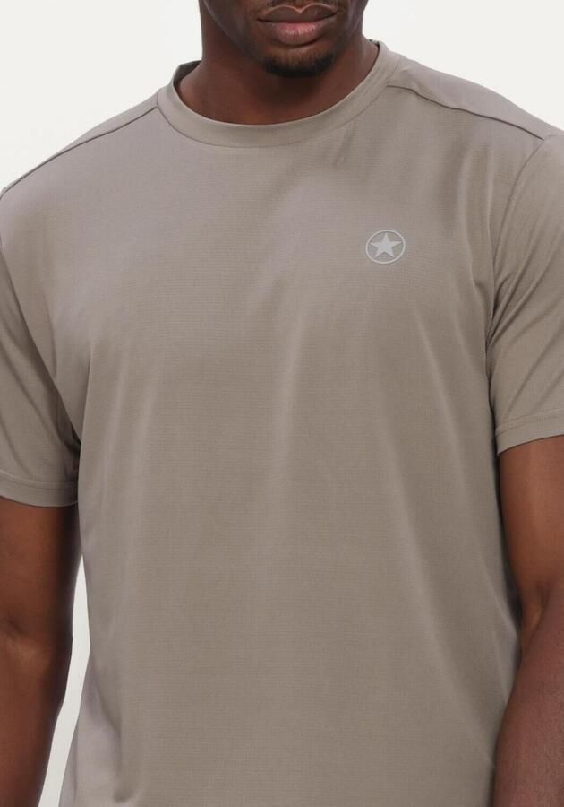 AIRFORCE Heren Polo's & T-shirts Easton Sport T-shirt Taupe - Foto 4