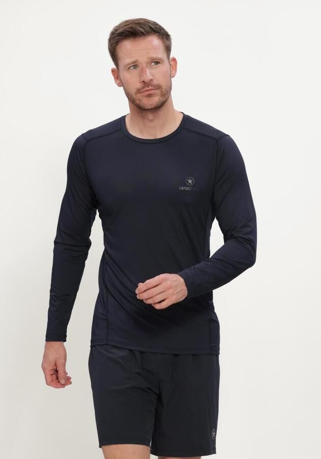 AIRFORCE Heren Polo's & T-shirts Performance Light Thermo Longsleeve Donkerblauw