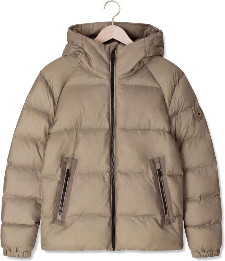 Airforce katoenen gewatteerde winterjas beige