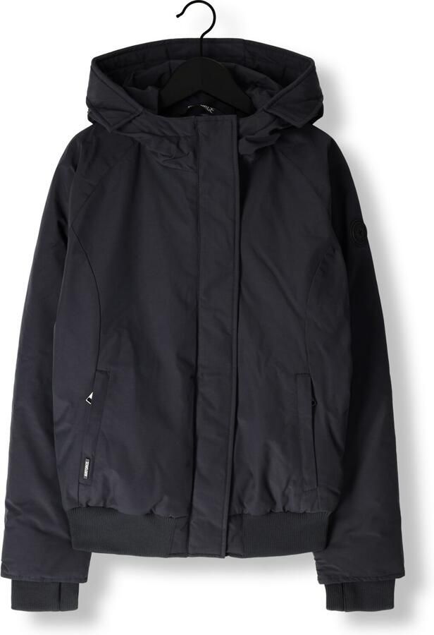 Airforce bomberjack winter van gerecycled polyester donkerblauw Jas Effen 164 - Foto 2