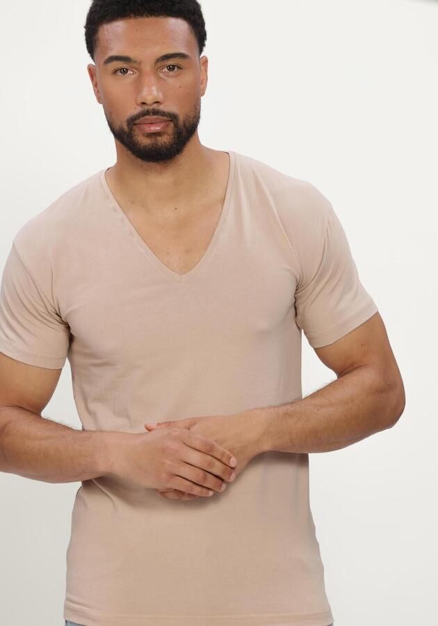 Alan Red T-shirt T-Shirt NOV V-Neck Stretch Beige 2-Pack - Foto 4