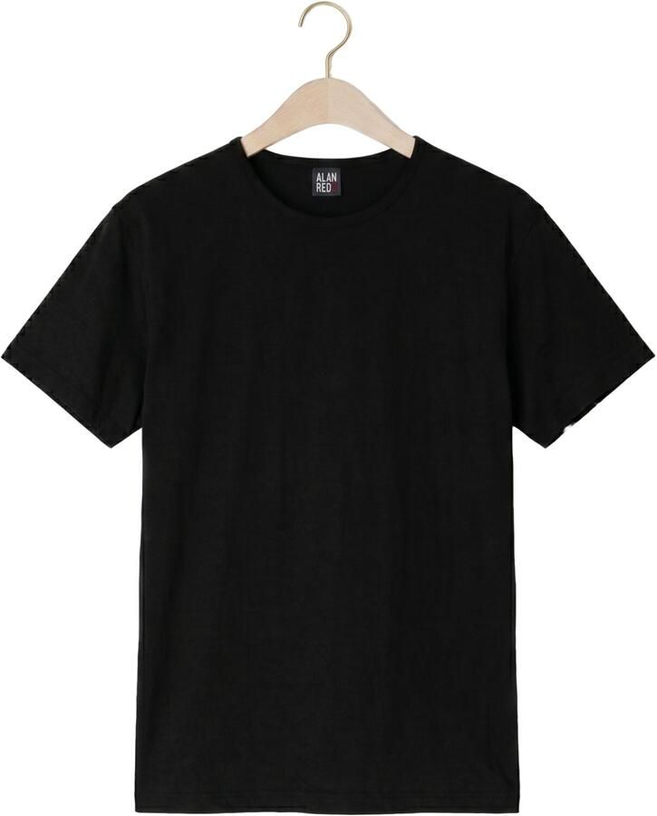 Alan Red T-shirt Korte Mouw Derby O-Hals T-Shirt Black (2Pack) - Foto 2