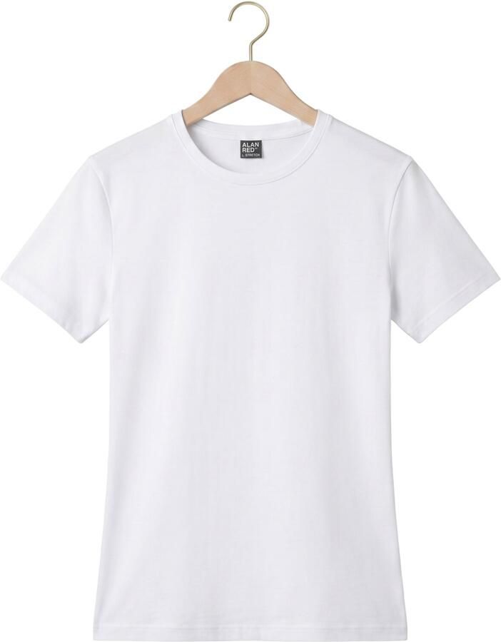 Alan Red Heren Polo's & T-shirts 6680 Ottawa Wit - Foto 2
