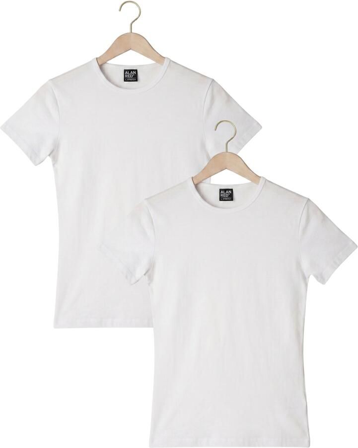 Alan Red T-shirt Ottawa T-shirt Stretch Wit (2Pack) - Foto 2