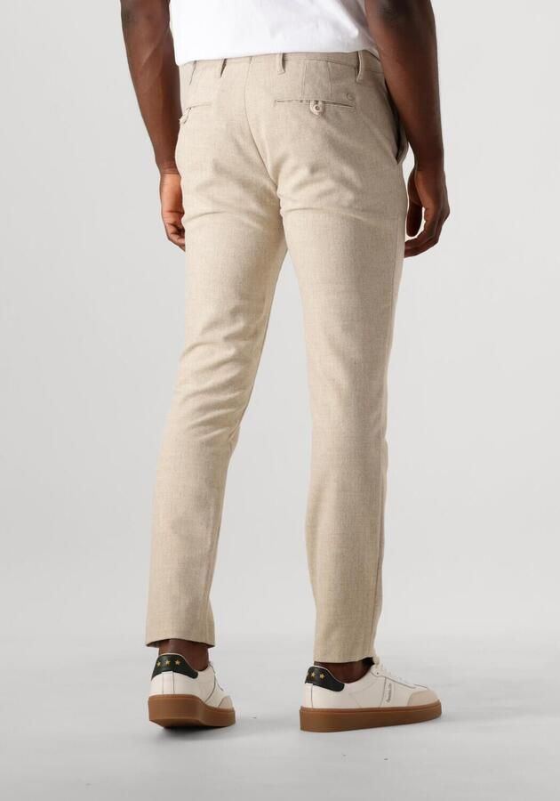 Alberto Stijlvolle zandkleurige herenbroek Beige Heren