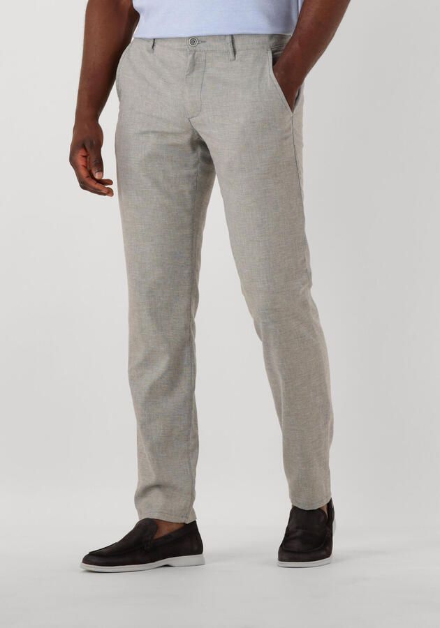 ALBERTO Heren Broeken 5987 1330 Lou-j Lichtgrijs - Foto 4