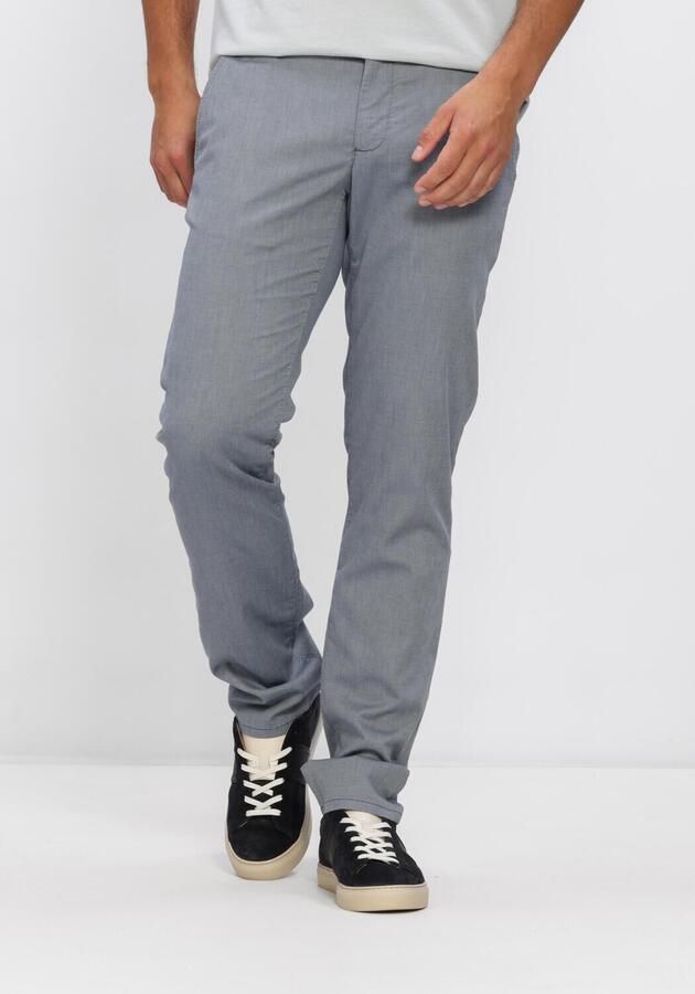Alberto Regular fit broek met structuurmotief model 'LOU'