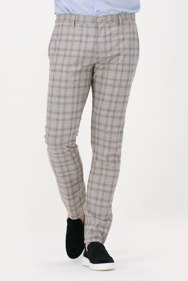 Alberto Heren Beige Broeken Rob Multicolor Heren - Foto 2