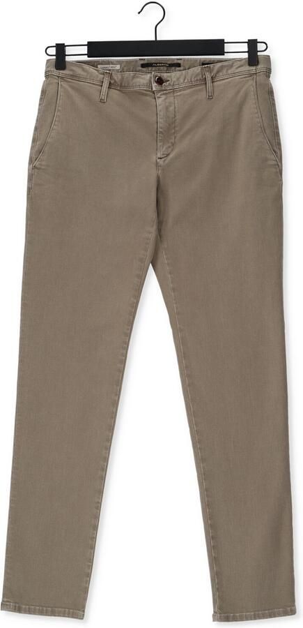 Alberto Bruine Chino Broek Slim Fit Brown Heren - Foto 3