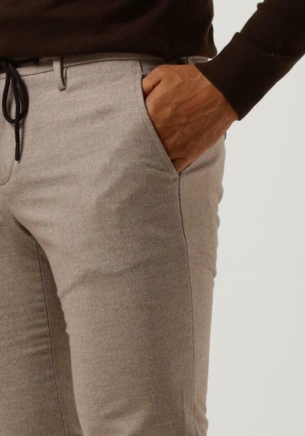 Alberto Beige Katoenen Chino Broek Beige Heren - Foto 2