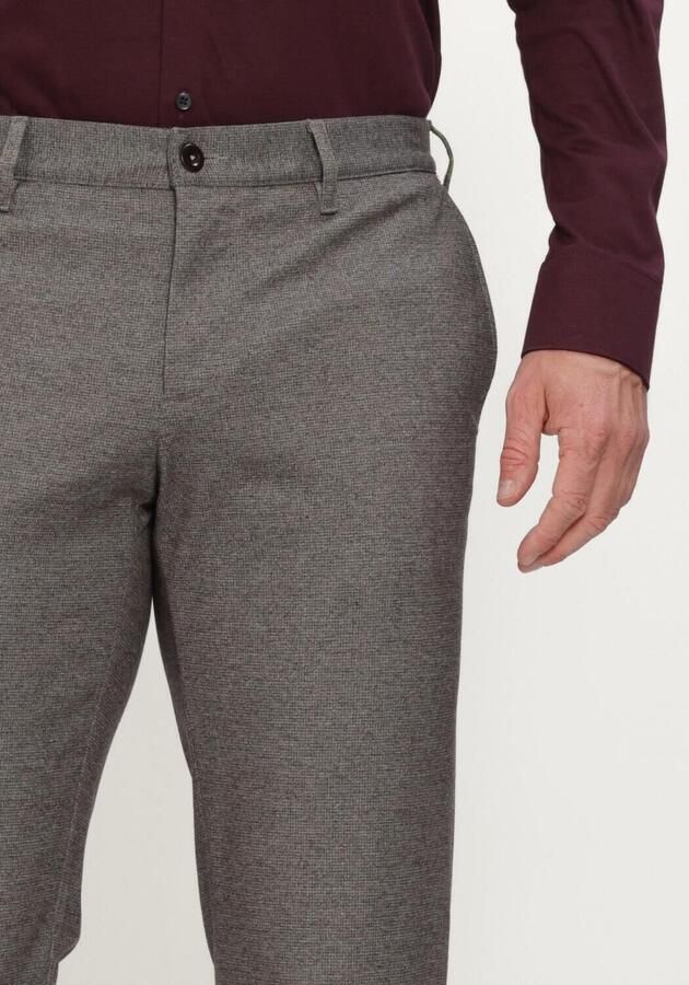 Alberto Broek Rob New Jersey Chino Check Taupe - Foto 3