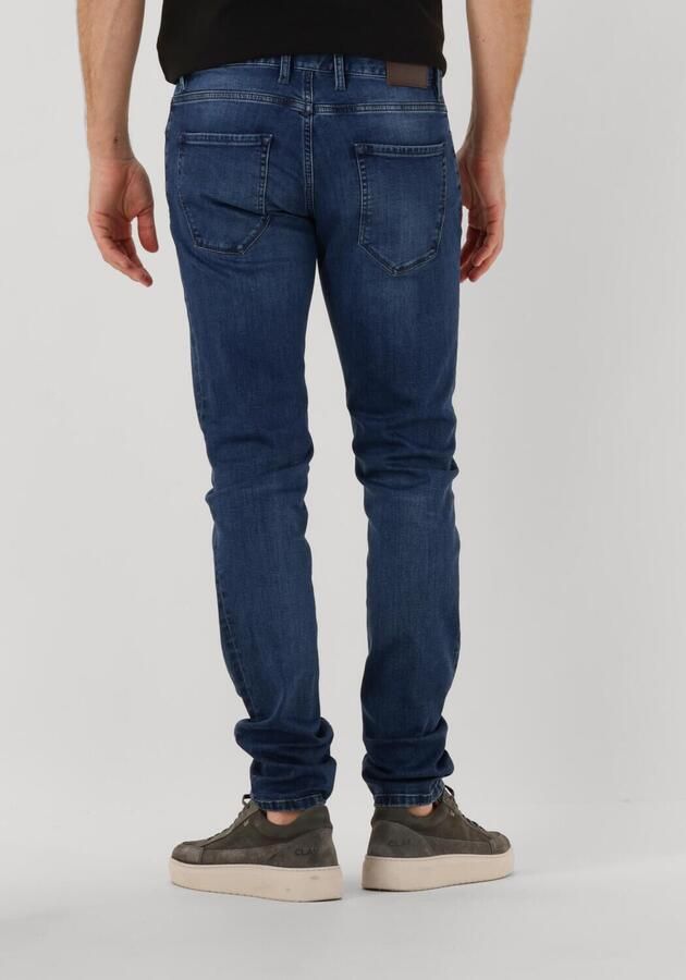 Alberto Super stretch pantalons blauw Blue Heren