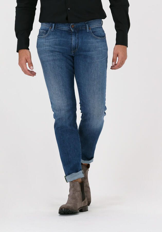 Blauwe Alberto Slim Fit Jeans Slim Organic Denim - Foto 3