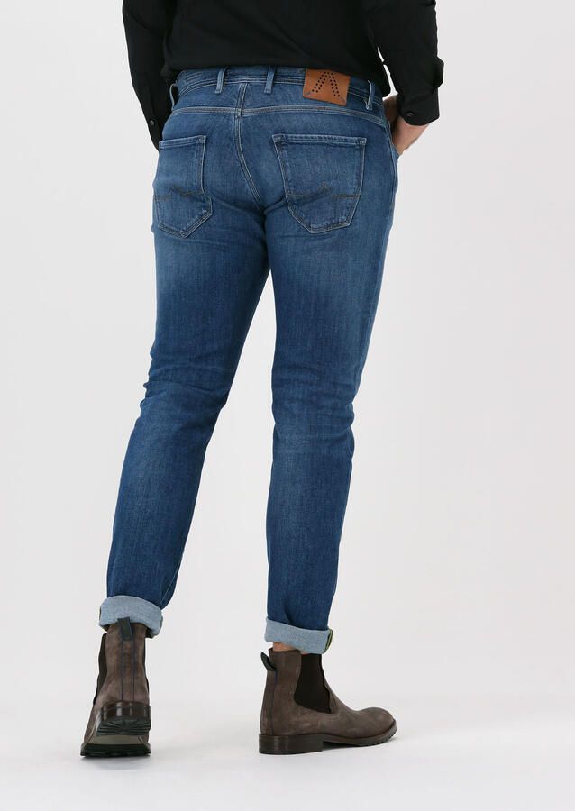 Blauwe Alberto Slim Fit Jeans Slim Organic Denim