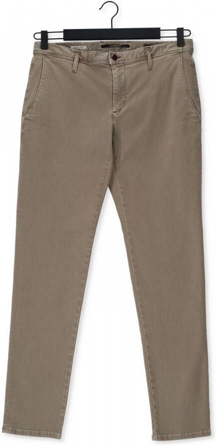 Alberto Bruine Chino Broek Slim Fit Brown Heren