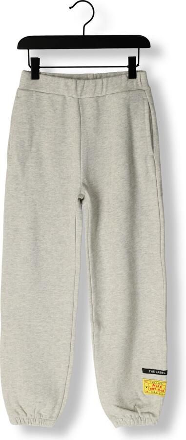 ALIX MINI Jongens Broeken Knitted Label Jogging Pants Lichtgrijs - Foto 2