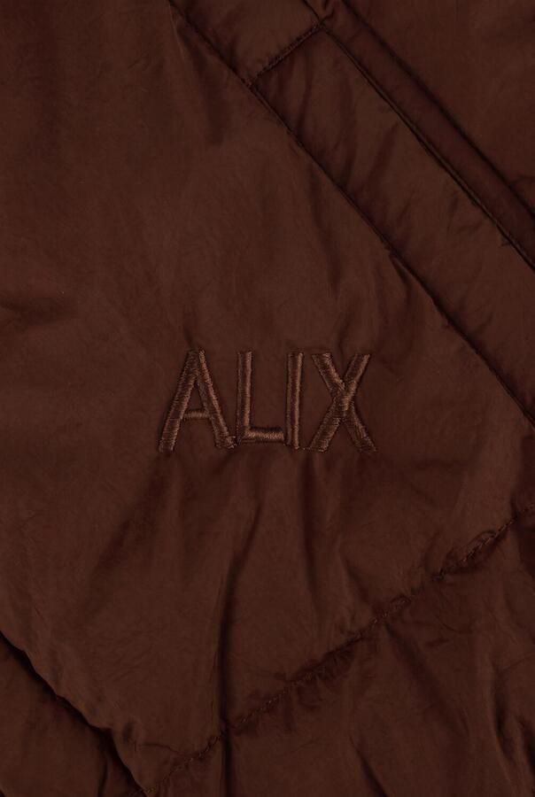 Alix the Label Alix Mini winterjas met logo bruin Polyester Capuchon - Foto 2