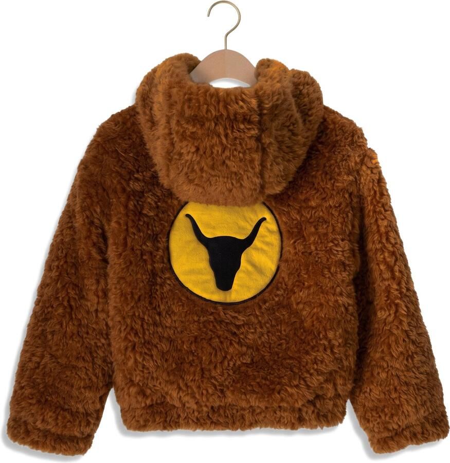 Alix the Label Alix Mini faux fur winterjas cognac - Foto 2