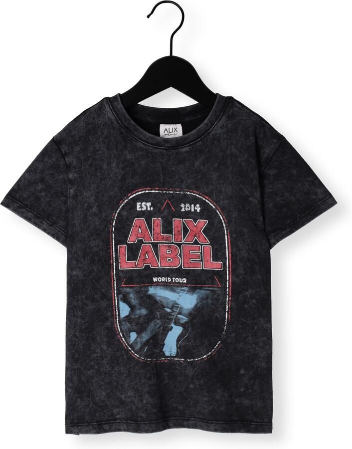 ALIX MINI Jongens Polo's & T-shirts Band T-shirt Antraciet