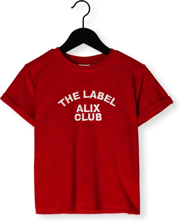 ALIX MINI Jongens Polo's & T-shirts Knitted Terry T-shirt Rood
