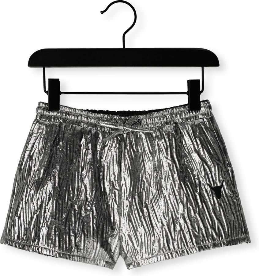 ALIX MINI Meisjes Broeken Silver Shorts Zilver