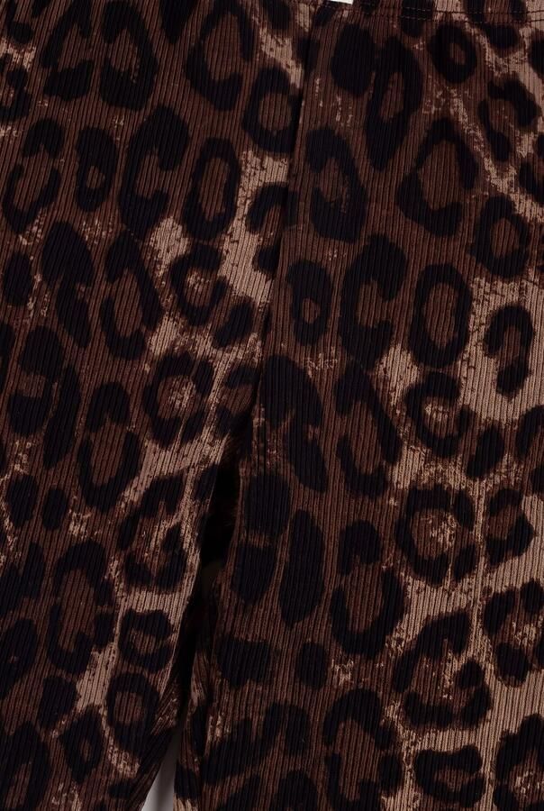 Alix the Label Alix Mini super skinny legging met panterprint bruin - Foto 2