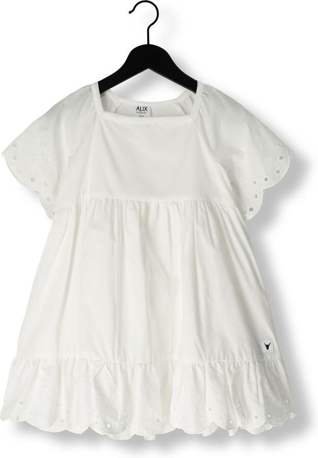 ALIX MINI Meisjes Jurken Broderie Dress Wit - Foto 2