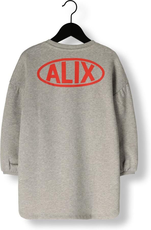 ALIX MINI Meisjes Jurken Knitted Sweater Dress Grijs - Foto 2