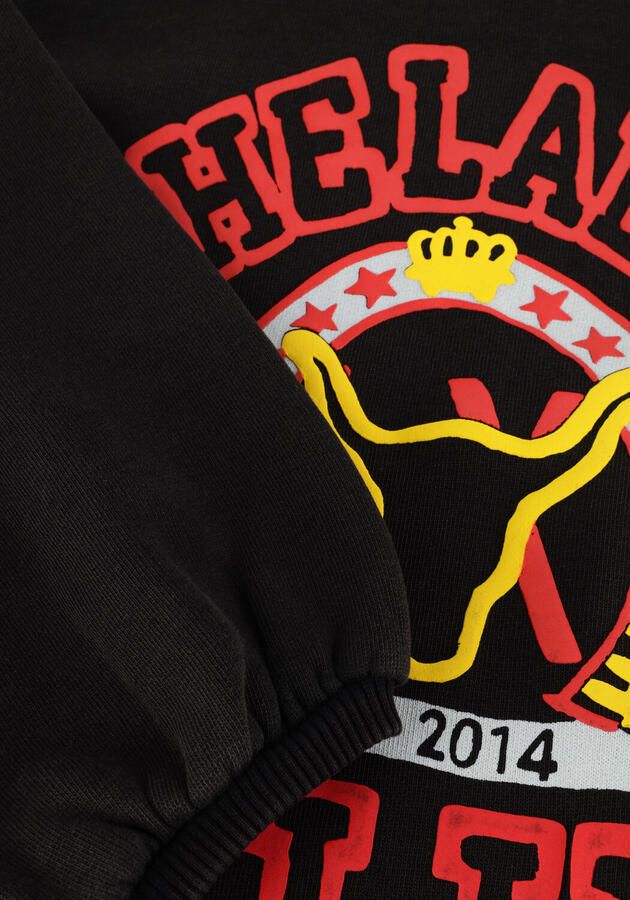 Alix the Label Alix Mini sweatjurk met printopdruk zwart rood geel