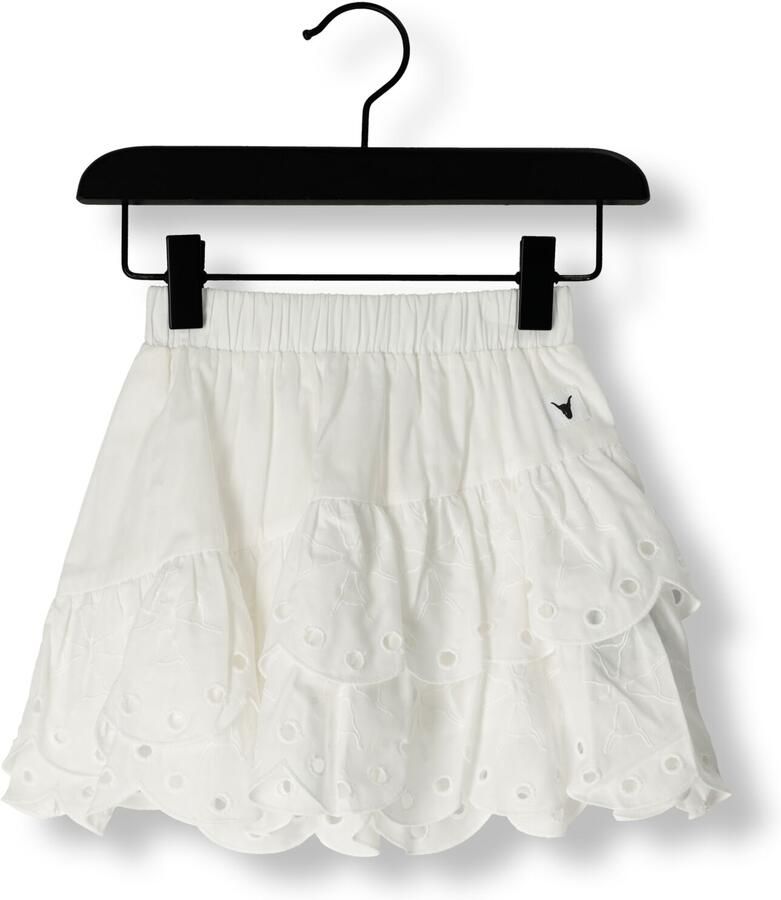 ALIX MINI Meisjes Rokken Broderie Skirt Wit - Foto 3