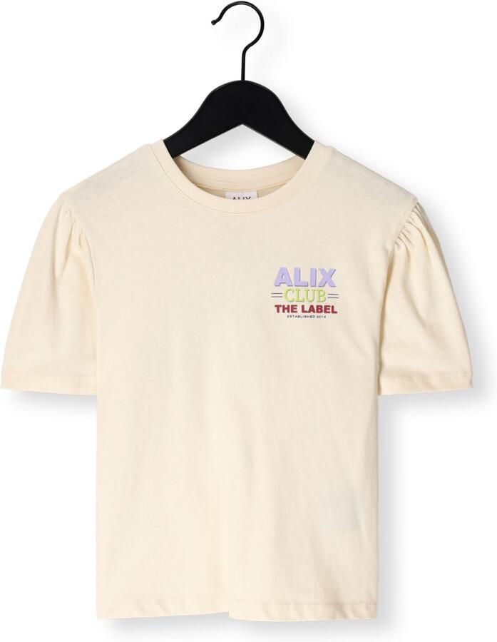 ALIX MINI Meisjes Tops & T-shirts Multi Colour Artwork T-shirt Ecru