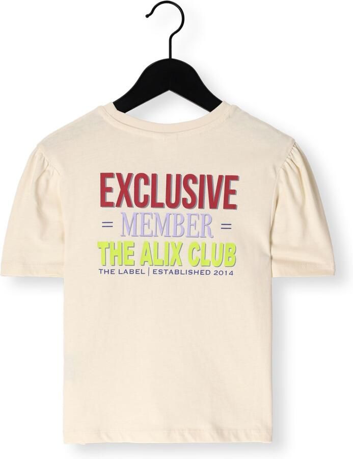 ALIX MINI Meisjes Tops & T-shirts Multi Colour Artwork T-shirt Ecru - Foto 2
