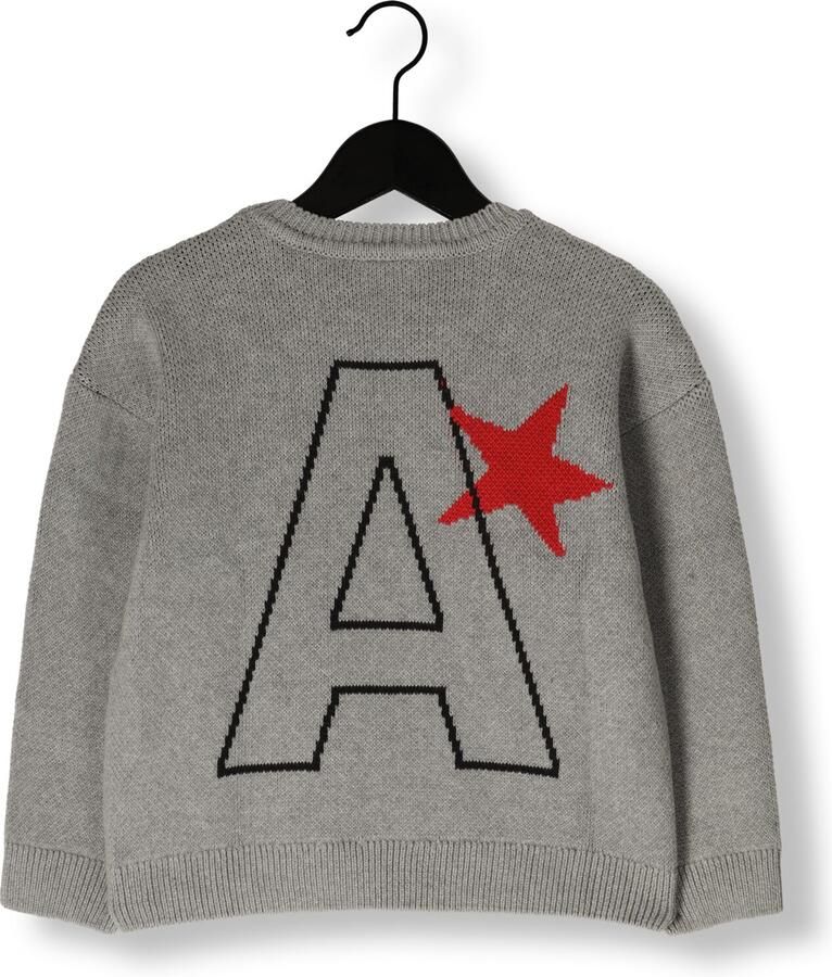 ALIX MINI Meisjes Truien & Vesten Knitted Jacquard Pullover Grijs