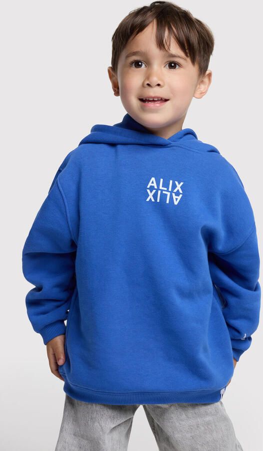 ALIX MINI Meisjes Truien & Vesten Knitted Logo Hoody Blauw - Foto 3