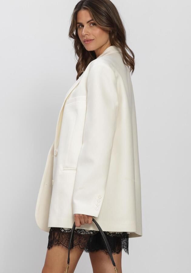ALIX THE LABEL Dames Blazers Ladies Woven Flowy Oversized Blazer Gebroken Wit - Foto 2