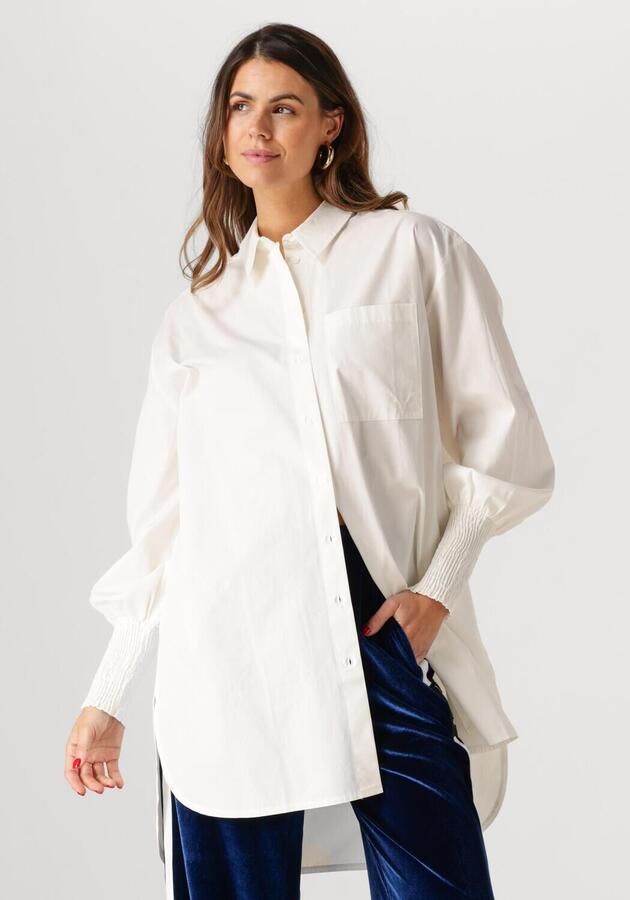 Alix The Label Witte Oversized Blouse Veelzijdige Stijl White Dames - Foto 4
