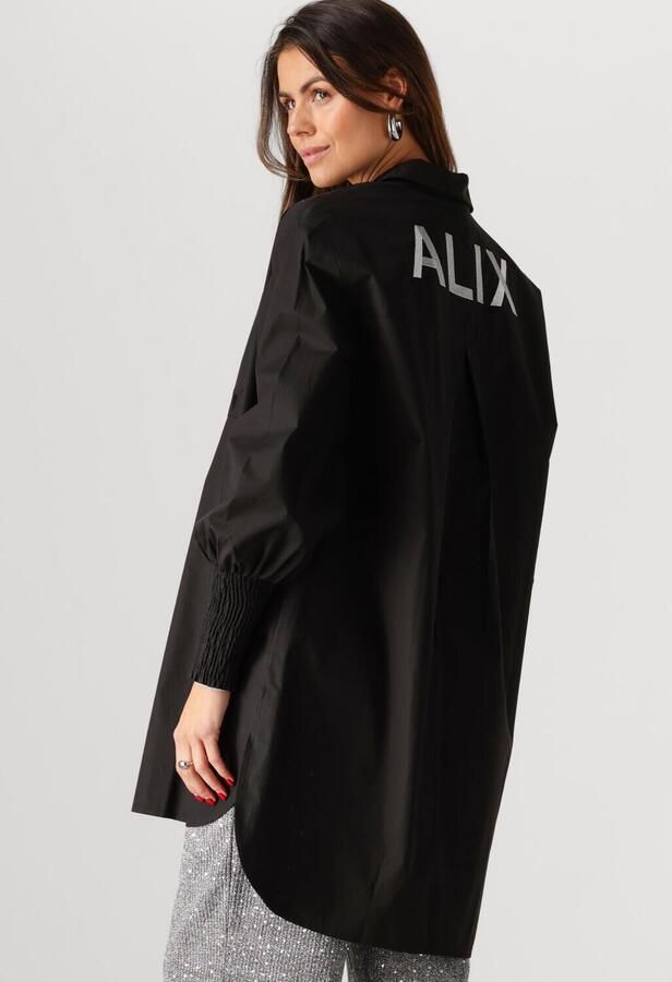 ALIX THE LABEL Dames Blouses Ladies Woven Oversized Blouse Zwart - Foto 2