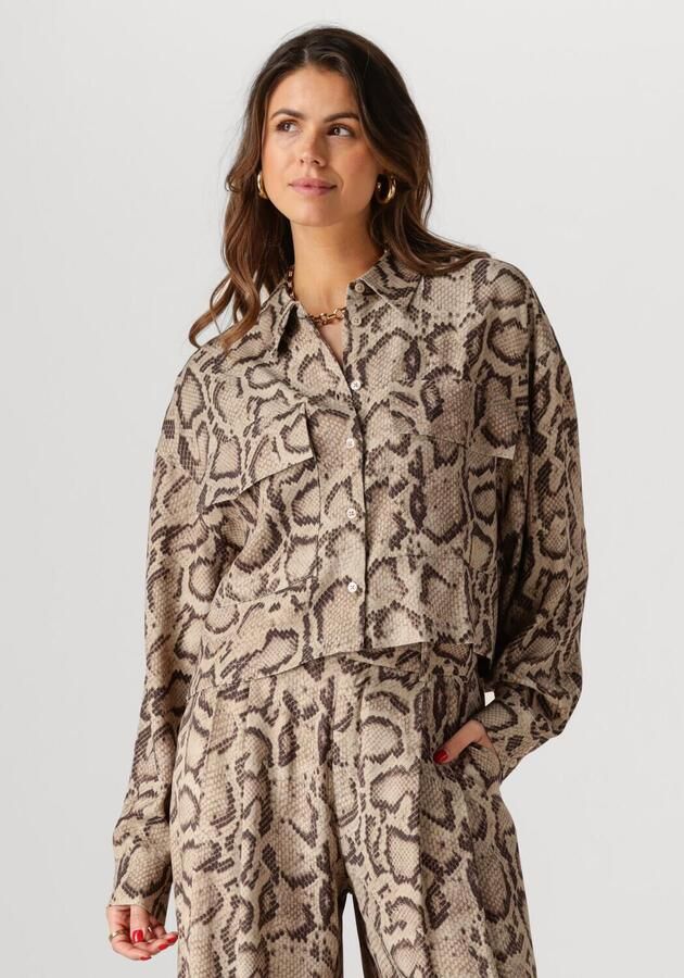 Alix The Label Slang Twill Blouse Veelzijdige Stijl Multicolor Dames - Foto 4