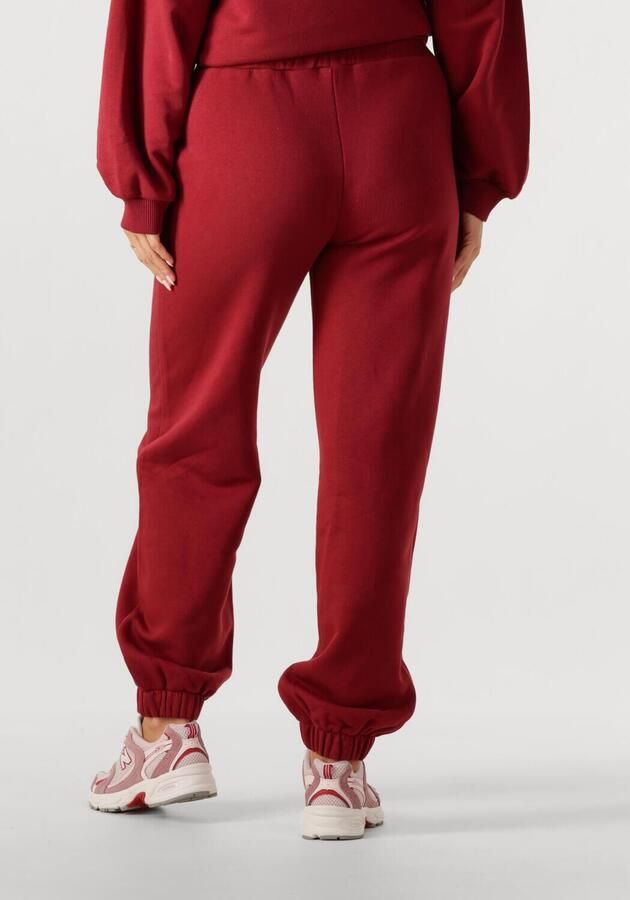 ALIX THE LABEL Dames Broeken Ladies Knitted Alix Sweat Pants Rood - Foto 2