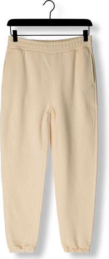 ALIX THE LABEL Dames Broeken Ladies Knitted Sweat Pants Ecru - Foto 3