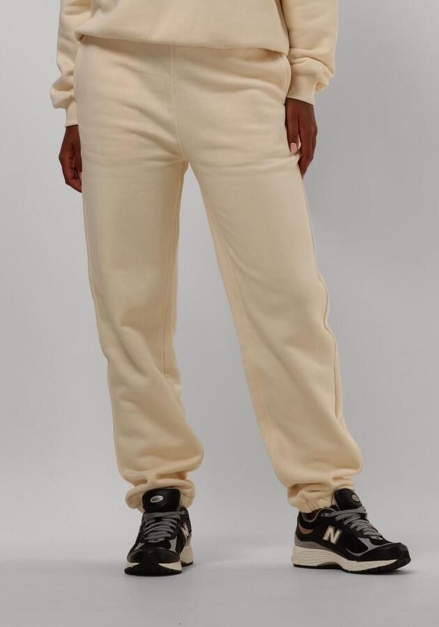 ALIX THE LABEL Dames Broeken Ladies Knitted Sweat Pants Ecru - Foto 4