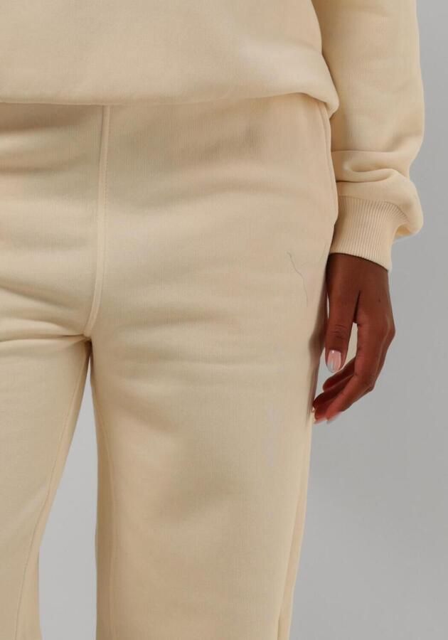 ALIX THE LABEL Dames Broeken Ladies Knitted Sweat Pants Ecru - Foto 2