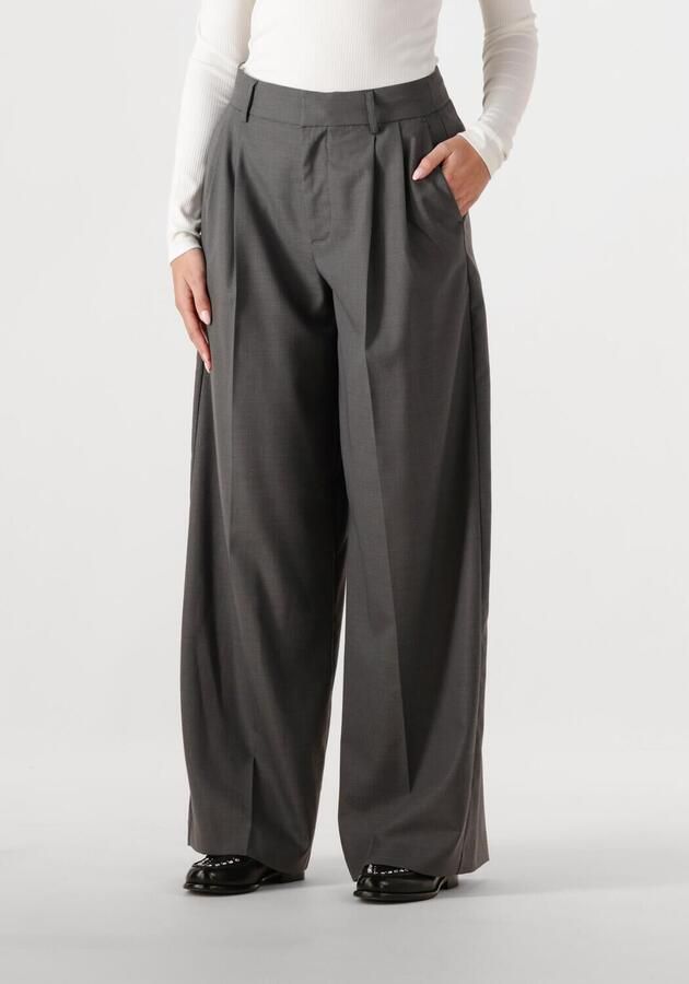 ALIX THE LABEL Dames Broeken Ladies Woven Celan Wide Leg Pants Zwart - Foto 4