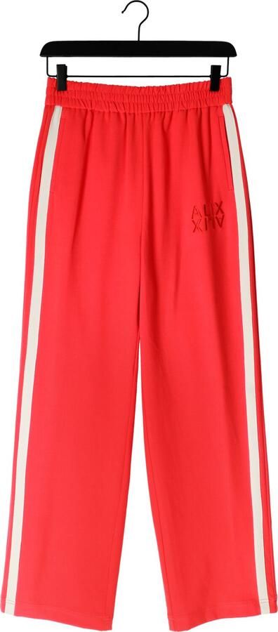 ALIX THE LABEL Dames Broeken Ladies Woven Strass Stripe Pants Rood - Foto 4