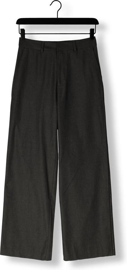 ALIX THE LABEL Dames Broeken Ladies Woven Wide Leg Pants Grijs - Foto 2